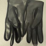 Lady Faux Leather Gloves Black Photo 1
