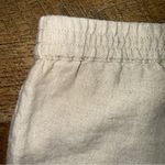 J. Jill Women’s 100% Linen Wide Leg Pants with Pockets in Cream Photo 7