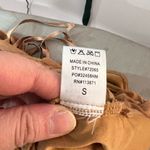 Hot Miami Styles tan ruched bodycon midi dress size small Photo 8