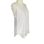 Loft women's size small cream sleeveless pullover stretchy summer tank top Photo 1