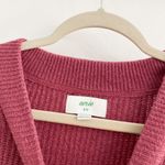 Aerie CozyUp Purple Mauve Ribbed Oversized Sweater Photo 2