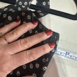 Reformation  Ditzy Micro Floral Black‎ Wide Leg Sleeveless Jumpsuit Size XS Photo 4