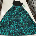 NEW! Dress melrose Social size 10 green &‎ black Photo 0