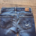 American Eagle AE darkwash distressed jegging - size 2 Photo 4