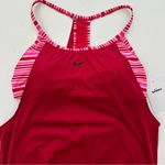 Nike  Red and Pink Striped Tankini Size M Photo 1