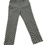 Worthington  Black and Tan Geometric Pants Photo 0