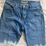 Old Navy  Blue and White Ombre Flare Jeans Photo 5