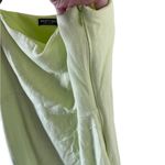 Nasty Gal Lime Green Linen Blend Mini Dress size 10 Photo 7