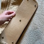 Authentic Anya Hindmarch quilted leather hobo shoulder bag cream gold luxury Photo 1