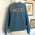 vintage savannah Georgia Blue sweatshirt Photo 3