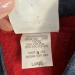 Handmade Vtg L Large Sweatshirt Jean Jacket Southwest Embroidered Denim Native Photo 6