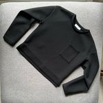 Everlane  Street Fleece Pullover Sweater Acuba Black Loungewear Small Photo 0