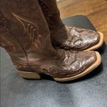 Corral  Vintage Brown Embroidered Heeled Boots Made in Mexico Size 7 Photo 2