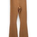 Princess Polly camel brown rib knit flare leggings size S/M Photo 0
