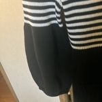 Daisy Fuentes  Black and White lantern sleeve cardigan ps Photo 1