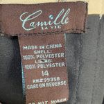 Vintage Y2k Camille La Vie Gown Beaded Strapless Satin Sweetheart Black Beige 10 Photo 8