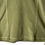 prAna bright olive green hooded sweatshirt sultra polyester blend size small Photo 2