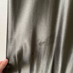 Birdy Grey  Lisa Shiny Satin Cowl Neck Olive Green Long Dress in Women’s Size S Photo 14