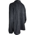 Dennis Basso  Perforated Faux Suede Jacket Black X-Large NWOT Eyelet Lined Photo 2