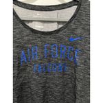 Nike ✨Air Force Falcons  Dri-Fit Long Sleeve Shirt Women's Gray/Heather Blue Logo Photo 2