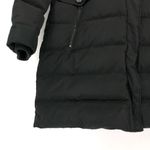Jones New York Belted Puffer Jacket Faux Fir Trim Black M Photo 5