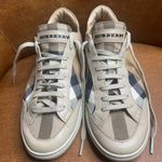 Burberry  Vintage Check Canvas & Leather Mid-Top Sneakers | EU 40 (US 9.5/10) Photo 1
