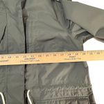 Decathlon QUECHUA Green Hooded Jacket Water Resistant Outdoor Size L Rain Hiking Size L Photo 1