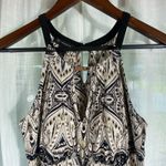 INC International Concepts Printed Maxi Dress Small Halter Boho Artsy Flowy Photo 1