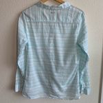 Columbia  Sportswear Teal Plaid Long Sleeve Button Down Shirt Size Medium Photo 6
