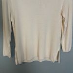 Bogner Women's Cream Viscose Silk Knit Round Neck Sweater‎ 10 Ski Minimal Preppy Photo 5