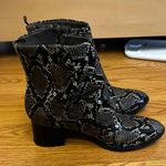 Old Navy Snake Skin Ankle Booties Size 7 Photo 0