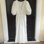 Anthropologie NWT Hutch Smocked Waist
Eyelet Jumpsuit Medium Retail $198.00 Photo 6