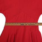 Vintage Union Made Compris Solid Red Hourglass Cocktail Dress 4 Photo 11