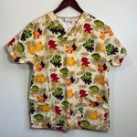 WS Gear Women’s Scrub Top Size XS Orange Photo 0