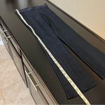 David Lerner microsuede navy blue pants, pull up elastic waist, navy blue, sz M Photo 8