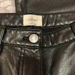 Aritzia  Melina Wilfred Black Faux Leather High Waisted Pants Photo 1