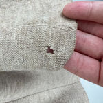 J. McLaughlin Duster Cardigan Sweater Womens Small Beige 100% Wool Snap Button Photo 12