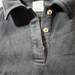 PINK - Victoria's Secret Victoria’s Secret PINK black Long Sleeve Henley Pullover Sweatshirt Size Small Photo 1