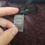 Marc New York  Womens Floral Cape Burgundy Soft One Size Fit All Poncho Photo 4