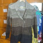 Field & Stream  Brown Ombré Knit Sweater Cardigan Size Small Oversized Photo 0