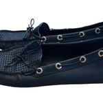 Tory Burch  Black Leather Moccasins Photo 2