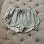 Honey Punch Striped ‎ Drawstring Shorts Photo 1