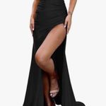 NWT Black Satin Dress Size 4! Will need steaming to get out wrinkles :) Photo 0