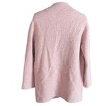 Bershka  Lagenlook Dusky Pink Wool Zip Up Knit Jacket Photo 4