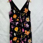 Ted Baker  Dayna‎ Rhubarb Floral Buttoned Tropical Romper Black Size 4 NWT Photo 3