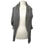 Free People  Y2K Women’s Amoudi Navy Striped Open Front Cardigan Photo 2