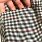 Talbots  Womens Pants Black Cream Houndstooth Plaid Hampshire Ankle Size 10P Photo 5