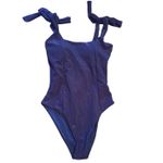 Beach Riot Sydney One Piece in Navy Size Medium New with Tag MSRP $188 SOO Photo 7