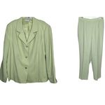 Vintage CLC Cricket Lane Collection‎ Pantsuit Green Size 18W Photo 1