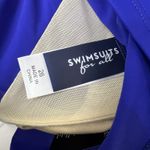 Swimsuits For All Women's Plus Size 26 Blue Tankini Top Adjustable Straps Photo 4